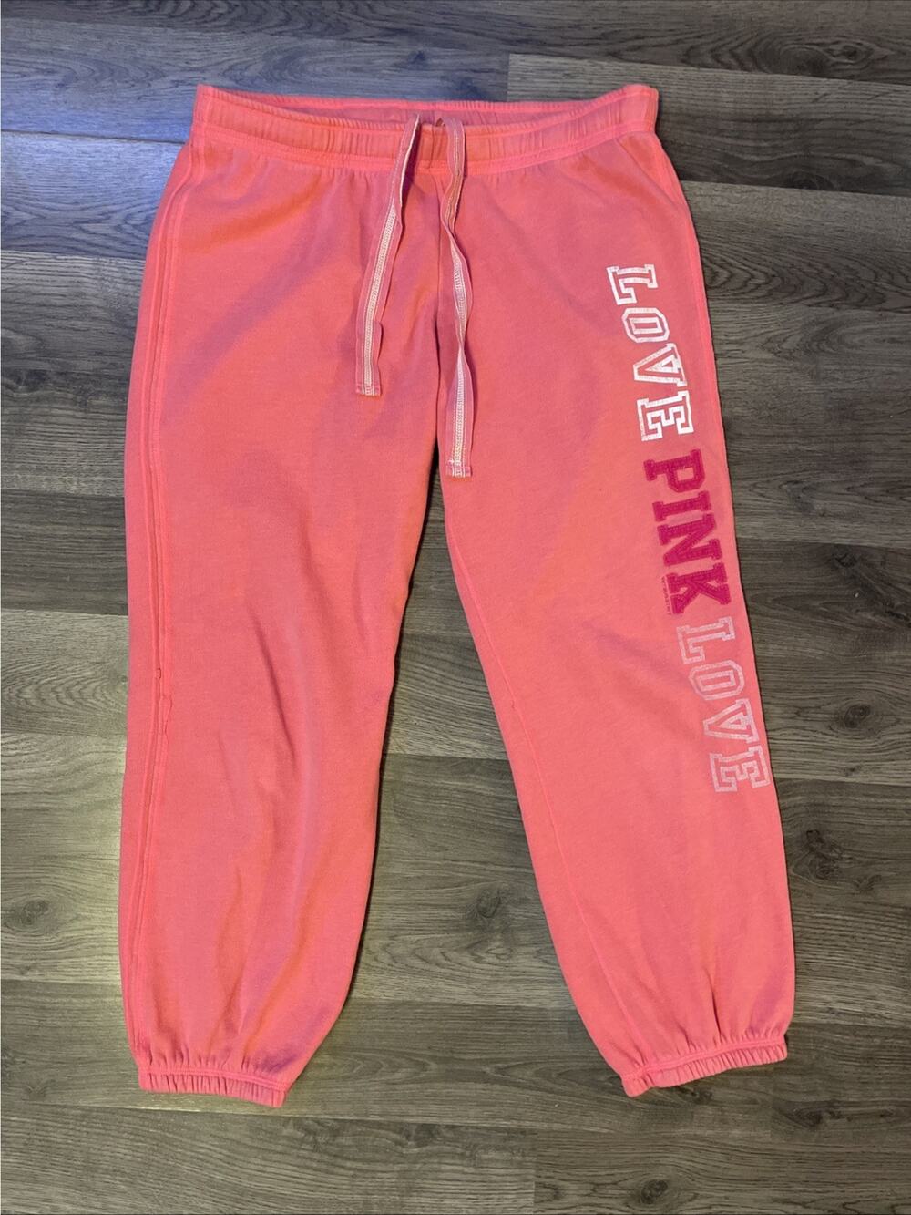 Vintage 1986 Pink Size Med Pink Capri Sweetpants